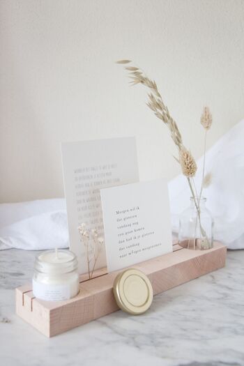 Porte-cartes avec vase et bougie - Hold it + Cherish 7