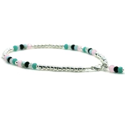 Heaven Eleven - Anklets 925 silver 3.5mm COLOR - 25 cm