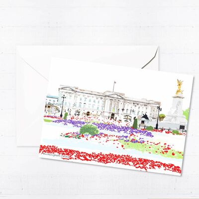 Biglietto d'auguri Buckingham Palace Palace