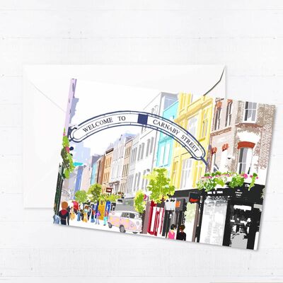 Carnaby Street Greeting Card