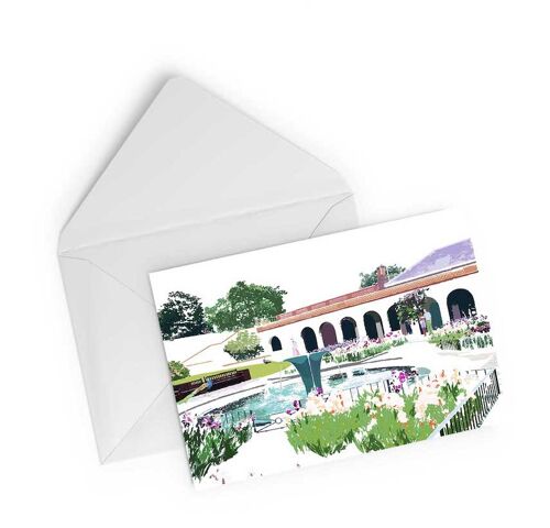 Holland Park Gardens Greeting Card