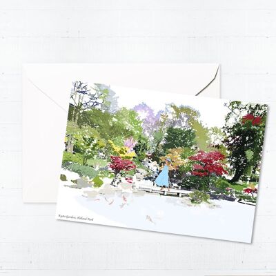 Jardins de Kyoto Carte de vœux