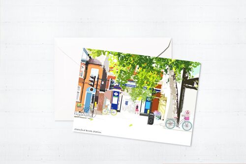 Stamford Brook Station Greeting Card