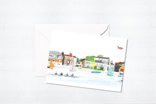 Barnes Riverside Greeting Card