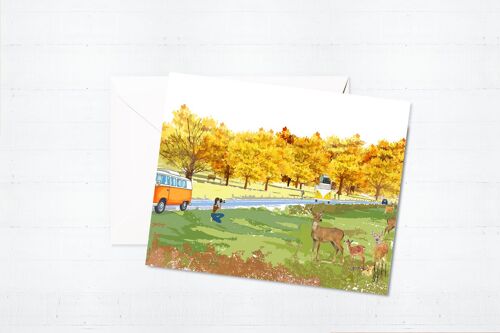 Richmond Park Greeting Card