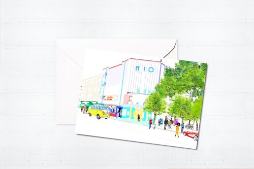 Rio Cinema Greeting Card