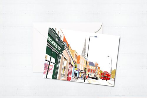 Stoke Newington Church Street Greeting Card
