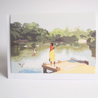 Tooting Bec Common Greeting Card