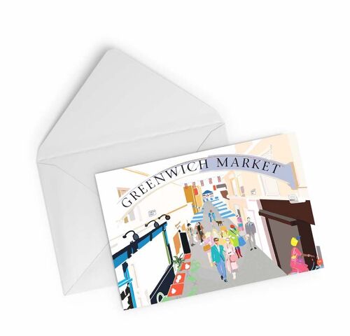 Greenwich Market Greeting Card