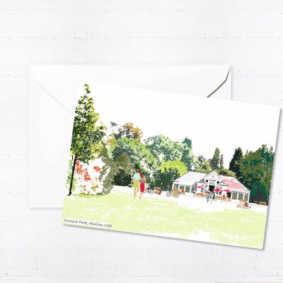 Dulwich Park Greeting Card