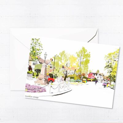 Dulwich Village Greeting Card