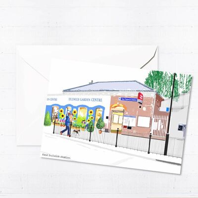 East Dulwich Station Greeting Card
