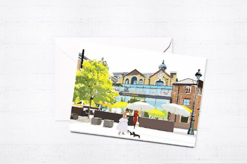The Boathouse Putney Greeting Card