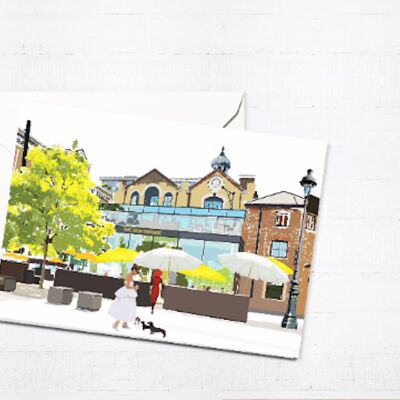 The Boathouse Putney Greeting Card