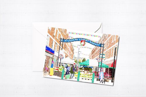 Christmas at Hildreth Street Market - Holiday Greeting Card