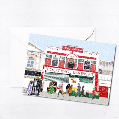 Christmas at Tooting Market - Holiday Greeting Card