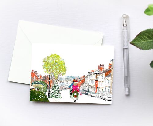 Castle Street Farnham Christmas - Holiday Greeting Card