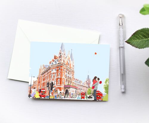 Love at St. Pancras - Valentine's Day Greeting Card