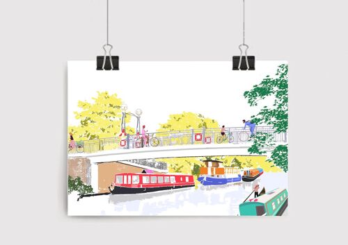 Little Venice Art Print - A4 Size