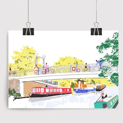 Little Venice Art Print - A4 Size