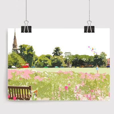 Turnham Green Art Print - Formato A4