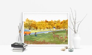 RIchmond Park Art Print - Format A4