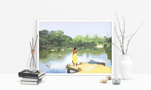 Tooting Bec Common Art Print - Art Print