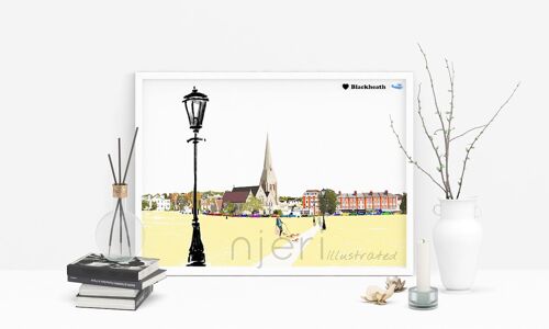 Blackheath Art Print - A4 Size