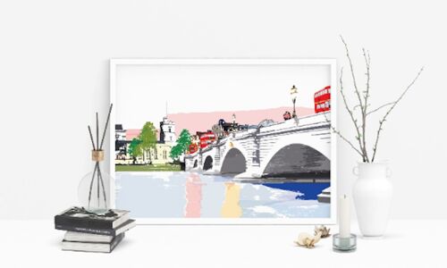Putney Bridge Art Print - A4 Size
