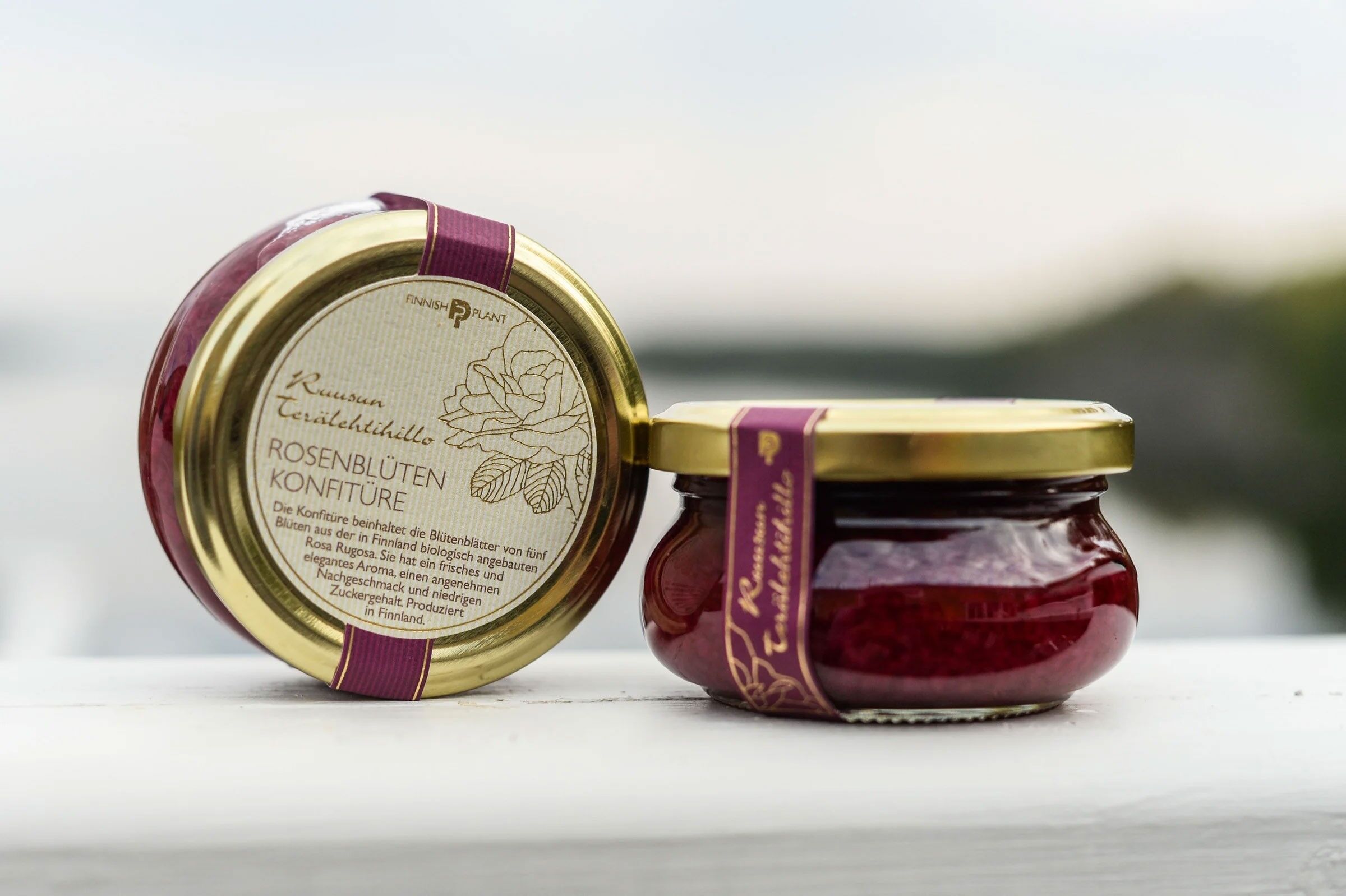 Confettura di petali di rosa vegetali finlandesi 120g bio