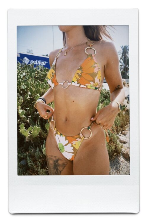 Daisy bikini & scrunchie