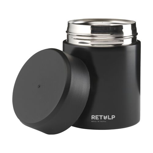 Food Container Thermos Black