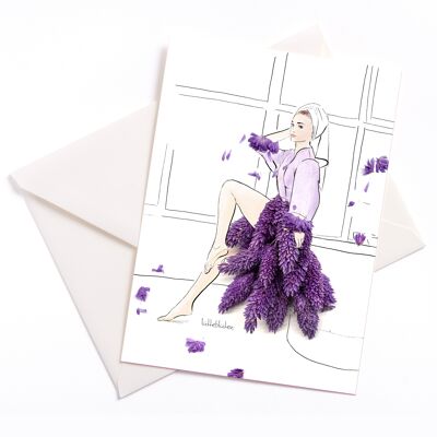 Isn't he chic? - Cards with color core and envelope | 126