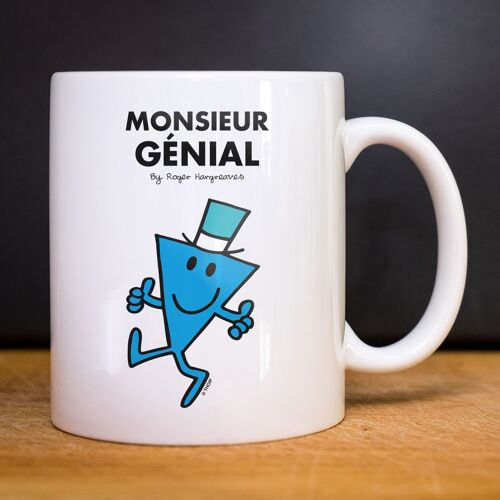 MUG BLANC Monsieur Génial