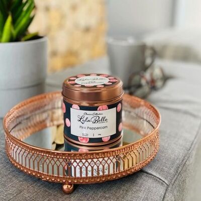 Pink Peppercorn Tin Candle