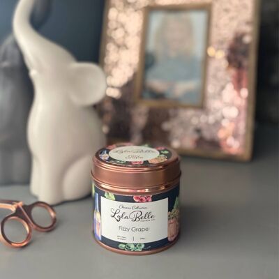 Fizzy Grape Tin Candle
