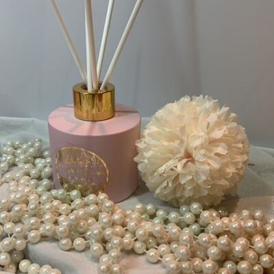 Diffuseurs d'ambiance roses classiques Coco 'M' - 100 ml - Lot de 3. / sku433