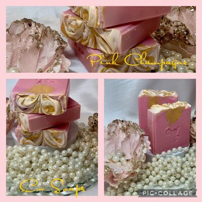 Pink Champagne Silk Soap