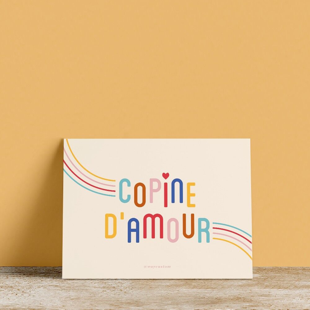 Liebe Freundin Karte