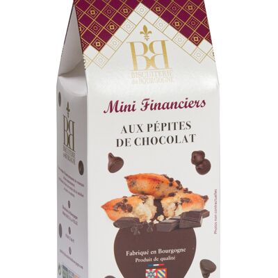 Case of Mini Financiers with chocolate chips of 150 g