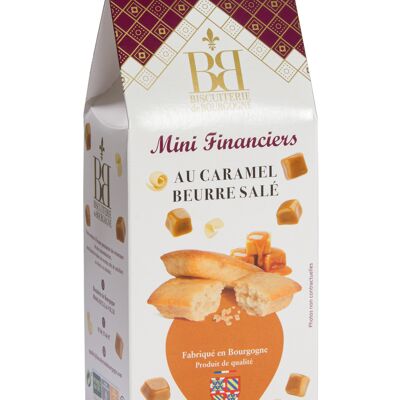 150 g case of Mini Financiers with salted butter caramel