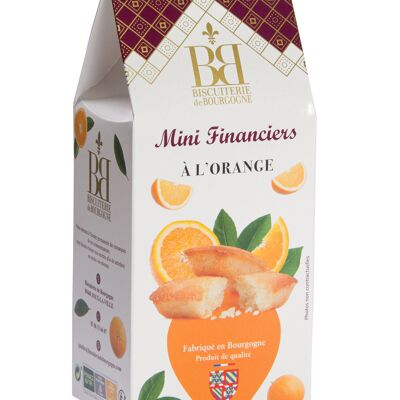 Schachtel Mini-Financiers mit Orange 150 g