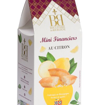 Case of Mini Financiers with lemon of 150 g