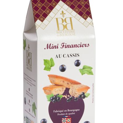 Kiste Mini-Finanziers mit schwarzer Johannisbeere von 150 g