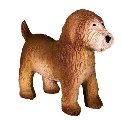 Natural rubber play animal Labradoodle dog