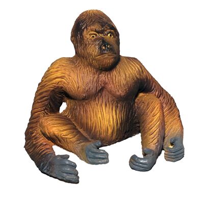 Natural rubber toy orangutan