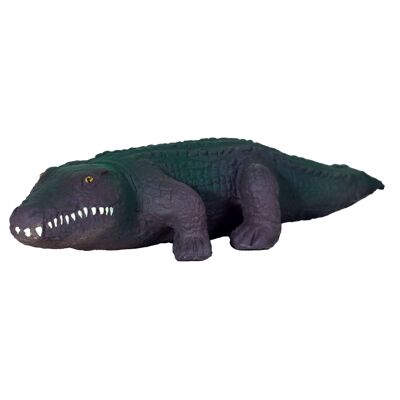 Natural rubber toy crocodile