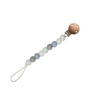 Sea Foam pacifier clip