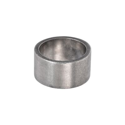 Men's aged silver bangle ring