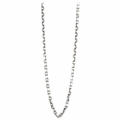 Solid silver cable chain